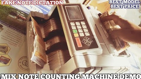 mix value counting machine demo ! note counting machine working