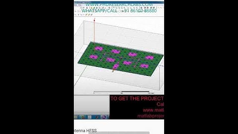 Design of a 2*2 array microstrip patch antenna HFSS - ANTENNA HFSS CST ASSIGNMENTS AND PROJECTS