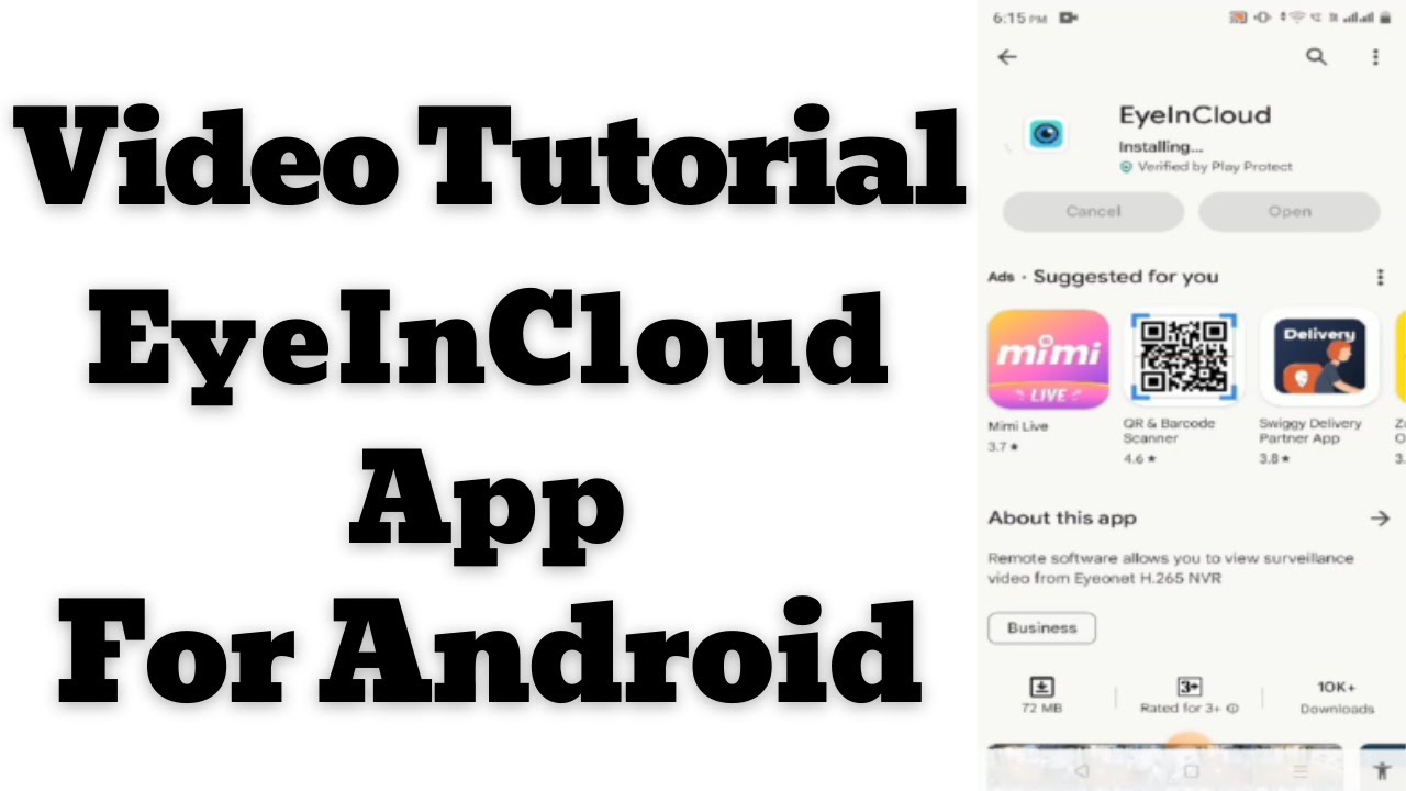 How to Install EyeInCloud App & Configure on Android Devices? - YouTube