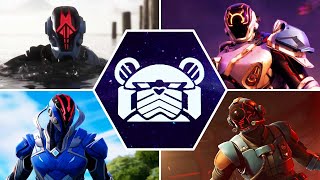 Evolution of The Seven in All Fortnite Trailers & Cutscenes