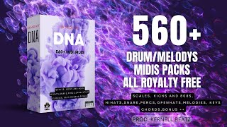 (560+) FREE [MIDI PACK + DRILL DRUM PACK + MELODY 2022] 