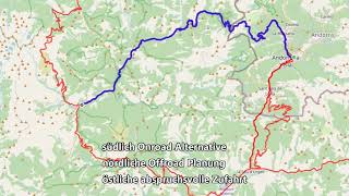 Act Pyrenees Streckenverlauf Mittelmeer Rtg Atlantik