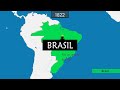 La Historia de Brasil - Resumen en mapas