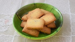 Bakery Style Jeera Biscuits (Eggless) - Cumin Cookies Recipe (ENGLISH) - Priya R - MOIR