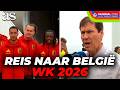 Vertrek vanuit België naar de Verenigde Staten om deel te nemen aan het WK 2026
