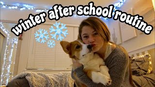 winter after school routine!