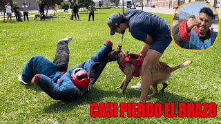 Un día como CARNADA con perros de DEFENSA CIVIL