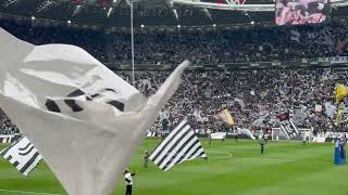 COREOGRAFIA E INNO JUVE -   JUVENTUS-MILAN 0-0   27-04-2024  BY SUPERPAOLA