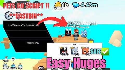 "🔥NEW Pets Go Pet Spawner Script | Free Huge Pets & Easy Auto-Spawns | Pastebin 2024