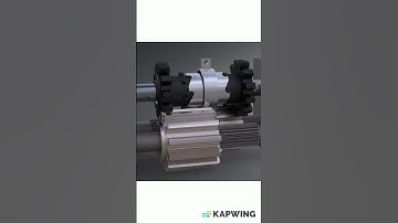 How a Forward-Reverse Gear System Works - SolidWorks Animation #shorts