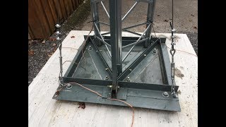 Tilting HAM Radio Antenna Tower  Part 1