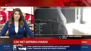 Jeolog Şener Üşümezsoy Marmara'da Deprem için uyardı!