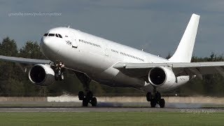 Red Wings Tu-204 & I-Fly Airbus A333 Are Landing At Pulkovo Airport Led.