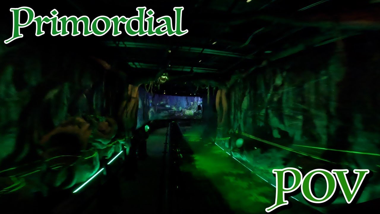 Primordial POV at Night | INCREDIBLY UNIQUE HYBRID Coaster at Lagoon