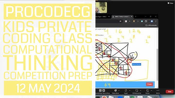 ProCodeCG Kids Private Coding Class - Aidia - Computational Thinking - 12 May 2024