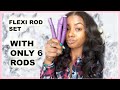 HOW TO DO A FLEXI ROD SET WITH ONLY 6 RODS!!! | FLEXI ROD TUTORIAL| TheHairScientist