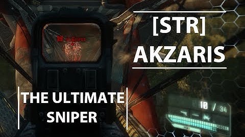 [STR] AKZARIS | THE ULTIMATE SNIPER | CRYSIS 3 GAMEPLAY | DSG-1 | HELL