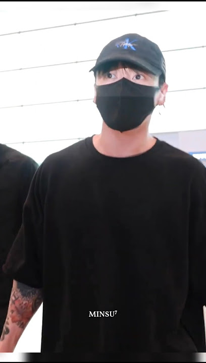 BTS JIMIN JK AND SUGA ON AIRPORT.. HAVE A SAVE FLIGHT ✈️.. #bts #btsarmy #army #jk #jimin #suga
