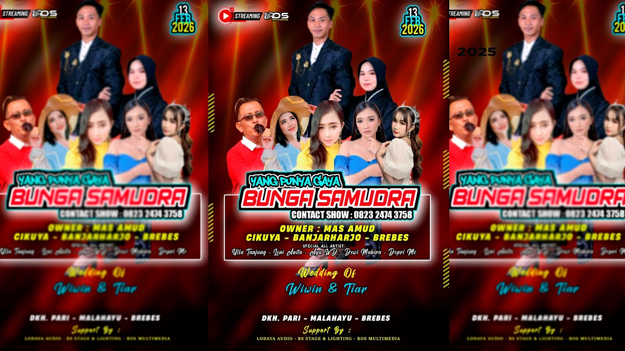 [ LIVE ] BUNGA SAMUDRA | WIWIN & TIAR  DKH. PARI - DS. MALAHAYU JUMAT 13 FEB 2026 EDISI [ MALAM ]