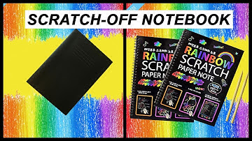 Diy Scratch Paper - How to make Scratchboard at home|Homemade Scratchboard|Diy Homemade Scratch book