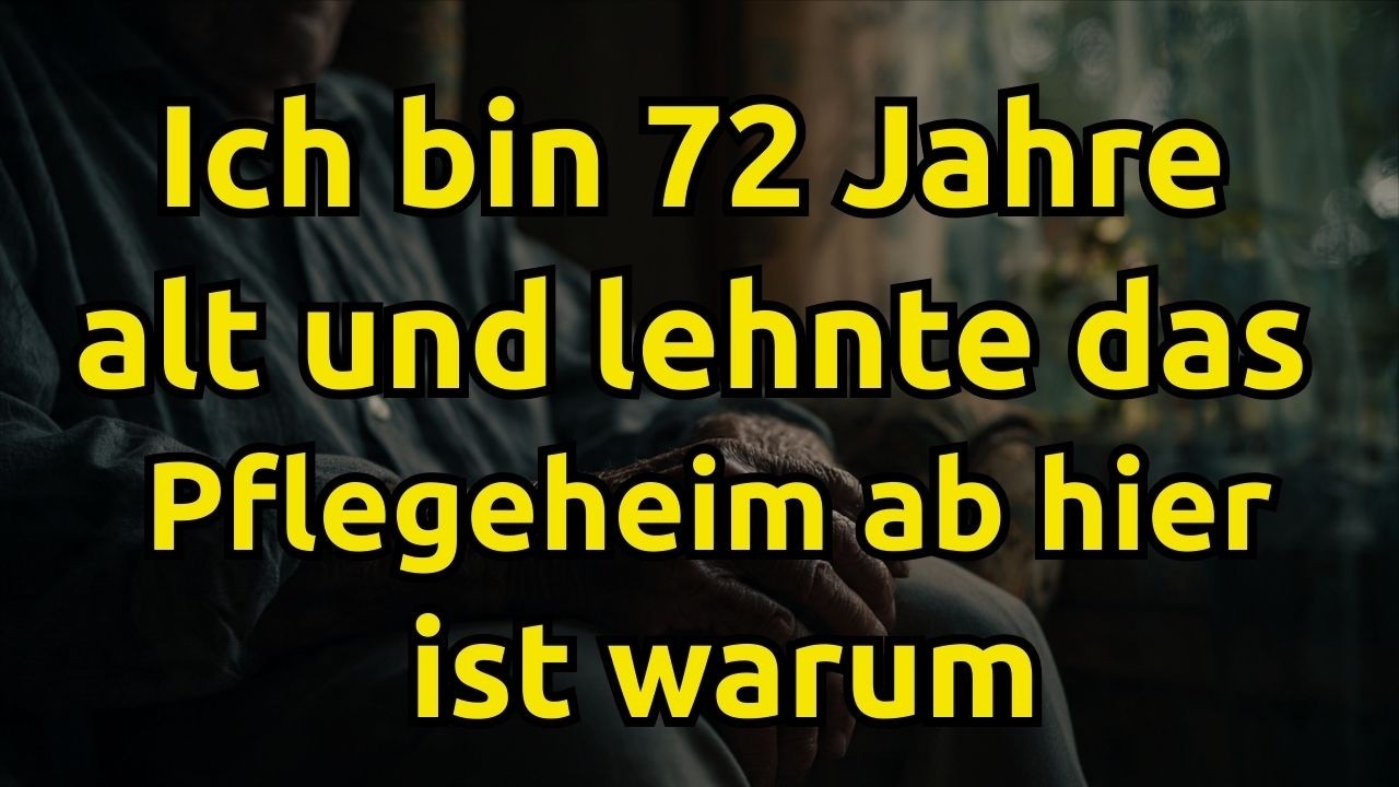 Geh NICHT ins Pflegeheim, bevor du das hier versuchst – ich bin 72 und lebe noch allein