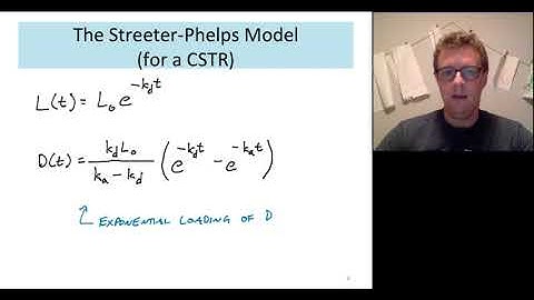 Lecture 21 - Streeter Phelps