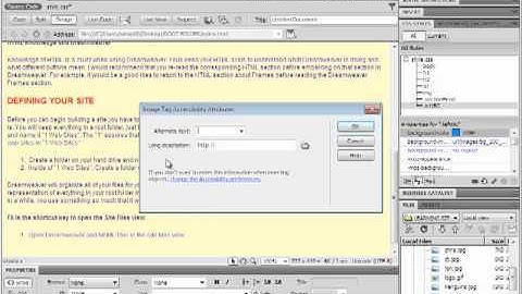 Dreamweaver: "Float"