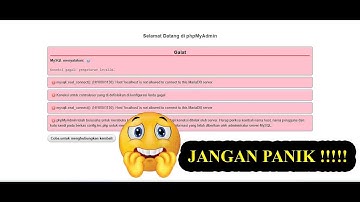 ERROR XAMPP (HY000/1130): Host ‘localhost’ is not allowed to connect to this MariaDB server
