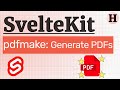Generate a PDF with pdfmake (from SvelteKit)