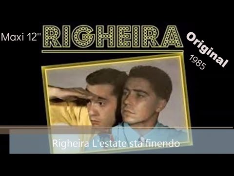 Righeira. L' Estate Sta Finendo, Maxi 12''. Official&Original Master. 1985