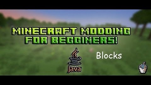 Forge Modding Tutorials #2: Blocks (1.6.1/1.6.2)