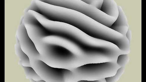 Gray-Scott reaction diffusion + displacement mapping