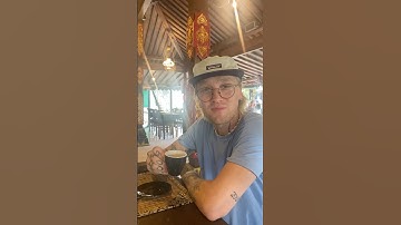 Pertamakali Bule Kanada minum kopi Luwak #kulinernusantara #coffee #shorts