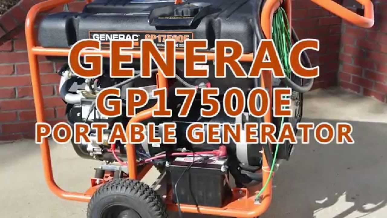 Generac 17Kw Portable Generator  