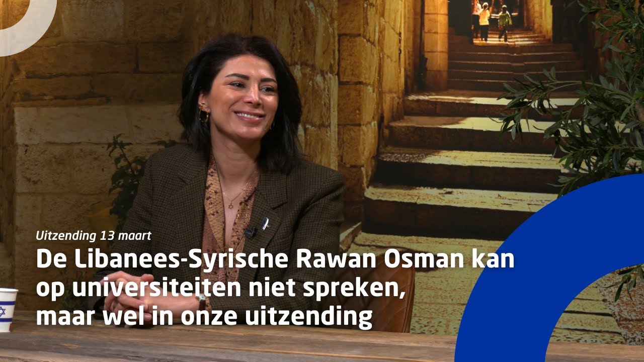 De Libanees-Syrische Rawan Osman kan op universiteiten niet spreken, maar wel in onze uitzending