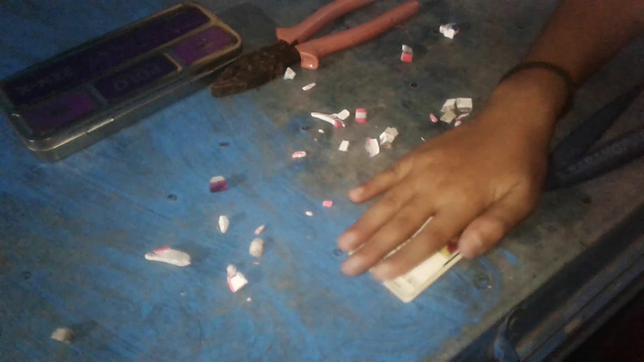 How to make clay from eraser YouTube