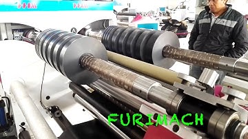 Center Surface Slitting Rewinder Machine for PS