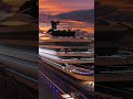 Scimnic Superyacht at Golden Sunset – Pure Luxury &amp; Elegance on the Open Sea 🌅✨ 3D Animation
