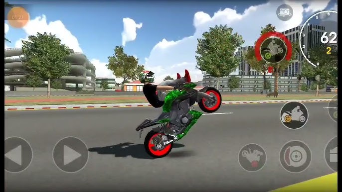 jogo de moto realista, Xtreme Motorbikes, fazendo parkour e fugindo da  policia no jogo de moto 3d 