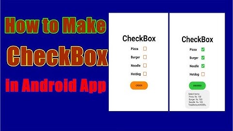 Custom CheckBox in Android Studio