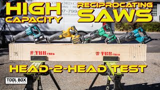 Best &quot;High Capacity&quot; 36-60V Reciprocating Saw [Head-to-Head Test]