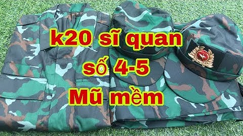K20 biên phòng sĩ quan + mũ mềm