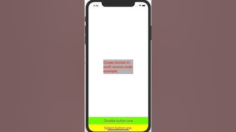 create button and process button event in swift source code example