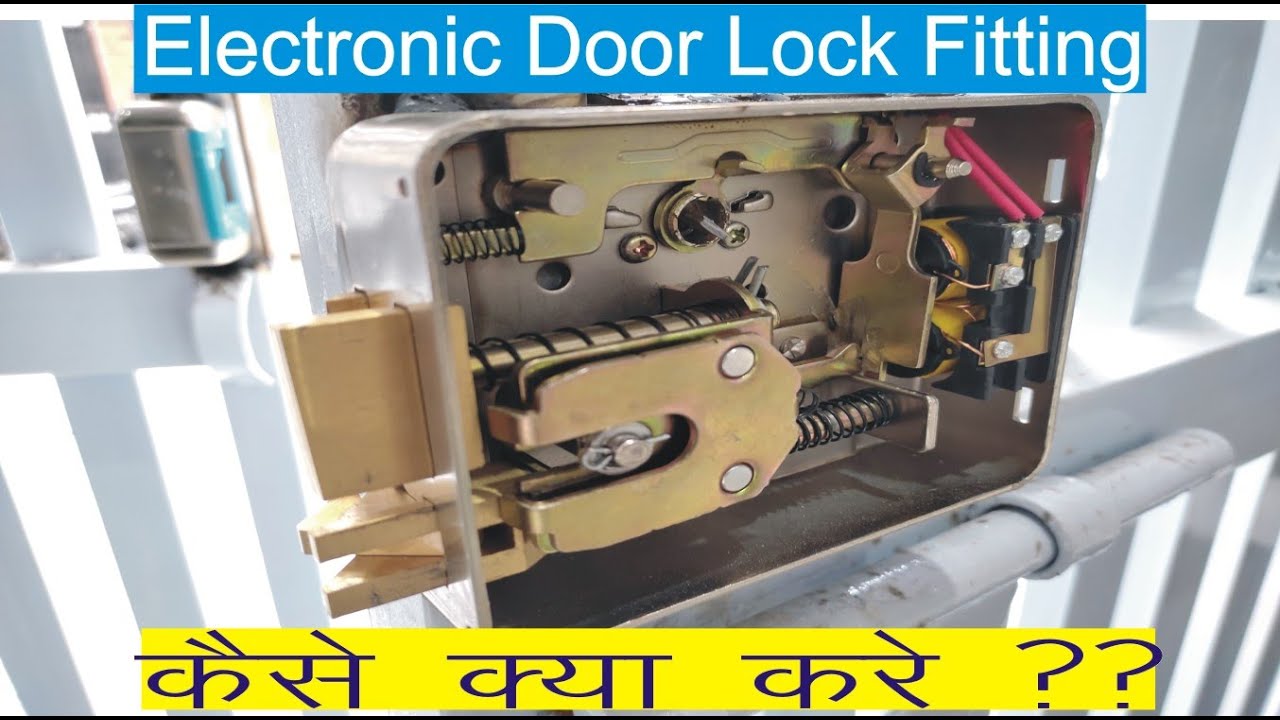 How to install Link Plus Electronic Door Lock with Welding setting 
