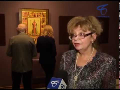 В Белгородском художественном музее представили житийную икону «Святой Иоасаф Белгородский»