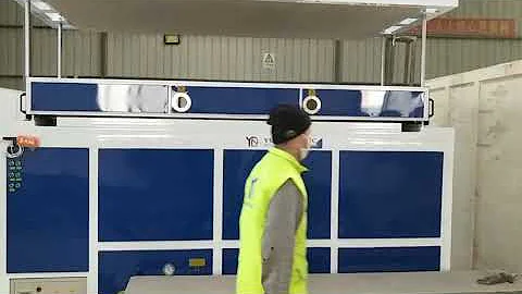 Vacuum forming machine Test video