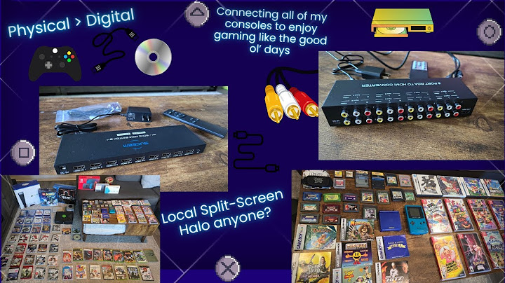 How to Connect Many Video Game Consoles and Other Devices to Your TV At Once.