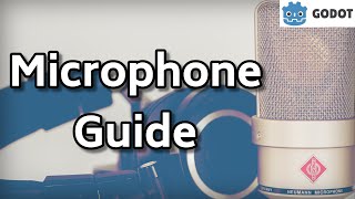 How to use the microphone in Godot 3