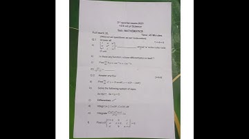 +2 math question,2022 || 2nd quarter exam question