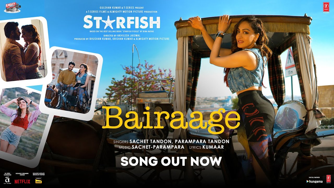 Starfish Bairaage Song  Khushalii KumarTusharr KEhan B  Sachet Parampara  Kumaar  Bhushan K